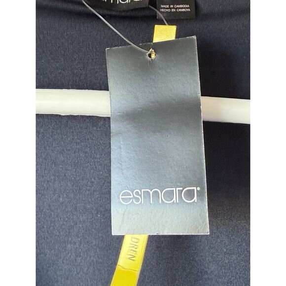 NEW! Esmara Green Sequin Wrap Dress Size Large 12/14 Blue NWT - Picture 5 of 9